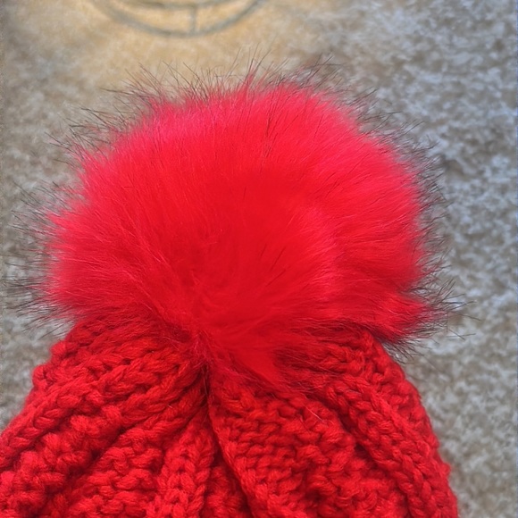 Red Winter Hat - Picture 2 of 3